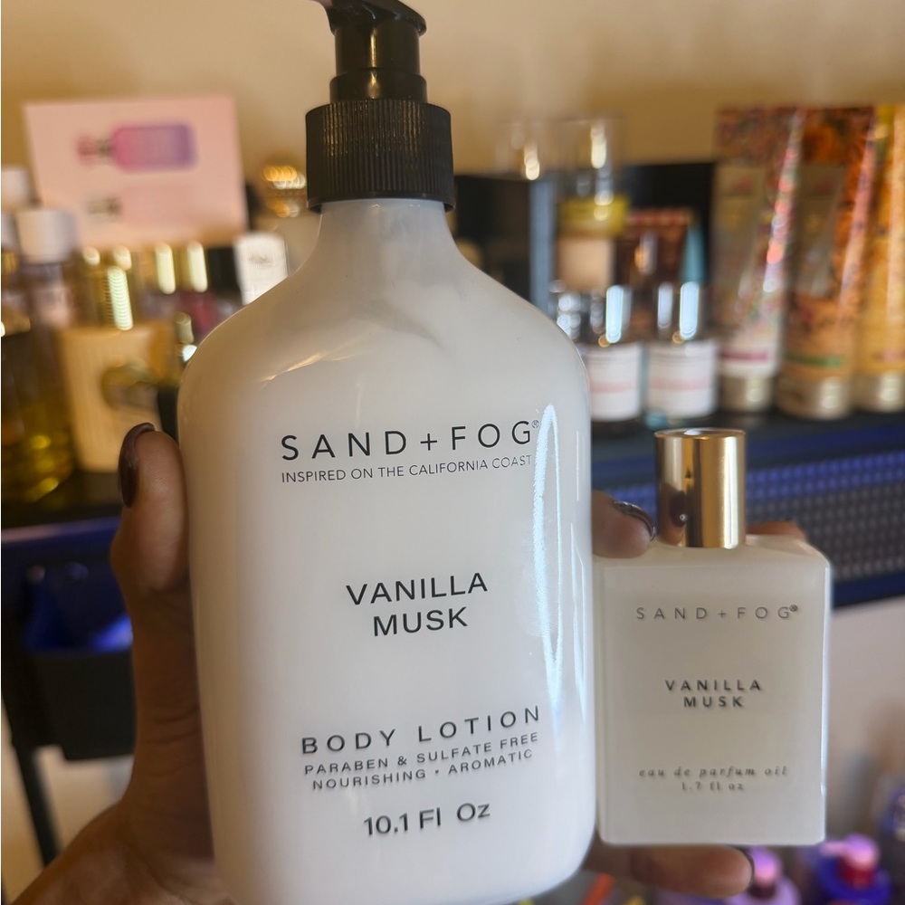 Vanilla Musk Body Lotion and Perfume Set